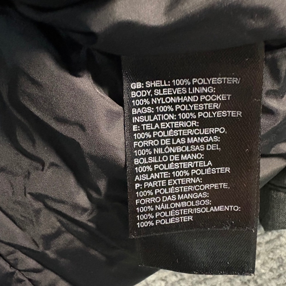 The North Face HyVent Womens Gray Hooded Insulated Rain Jacket Coat Size S Small - Picture 7 of 7
